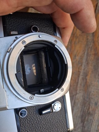 Nikon EL2 Cámara Analógica Plata/Negro