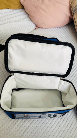Mochila isotérmica para medicamentos azul