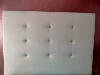 Cabecero polipiel blanco 1,80m