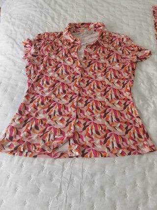 Conjunto Surkana, blusa, pantalón y cinturón