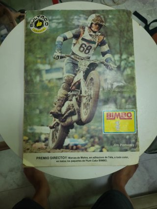 Cromos Bimbo Motos Bultaco Jim Pomeroy