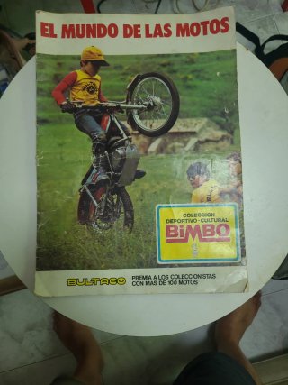 Cromos Bimbo Motos Bultaco Jim Pomeroy