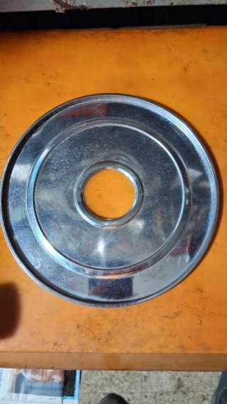 Dischi Copricarter acciaio cromato