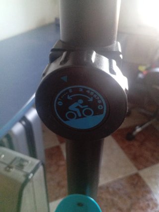 Bicicleta Estática Negra.