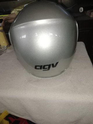 Casco Modular AGV Plata