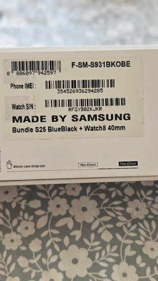 Samsung Galaxy Watch 8 Negro/Plateado