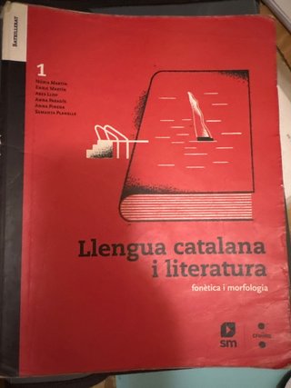 Libro de lengua catalana y literatura 1 de bach