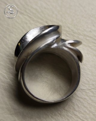 Anillo Plata .925 Diseño Orgánico