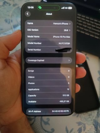 iPhone 15 Pro Max 512GB Nero Notte