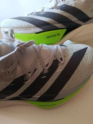 Zapatillas Adidas Adizero Talla 43 Gris/Verde