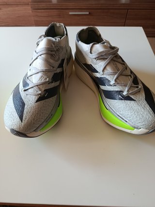 Zapatillas Adidas Adizero Talla 43 Gris/Verde