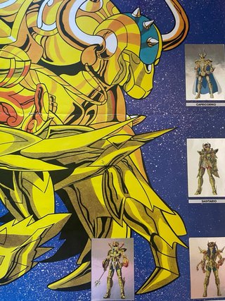 Álbum Panini Los Caballeros del Zodíaco + Póster