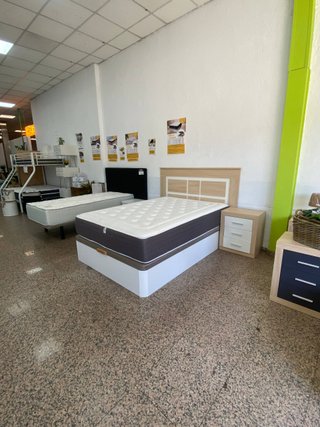 Dormitorio blanco madera con canapé NUEVO