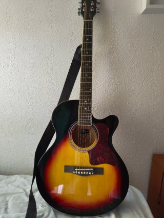 Guitarra Electroacústica Sunburst Max Music