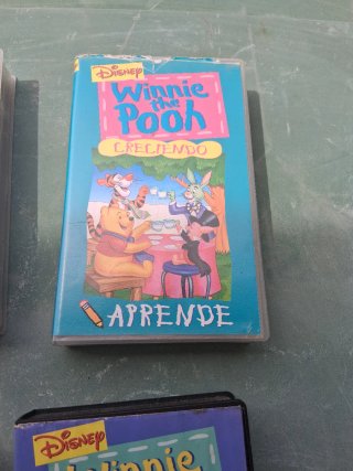 Lote 4 Películas VHS Winnie The Pooh