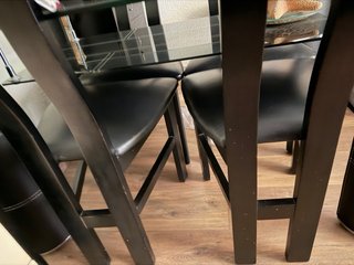 Sillas comedor piel autentica y madera maciza