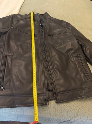Chaqueta Calvin Klein Ecopiel Marrón