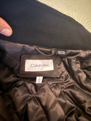 Chaqueta Calvin Klein Ecopiel Marrón