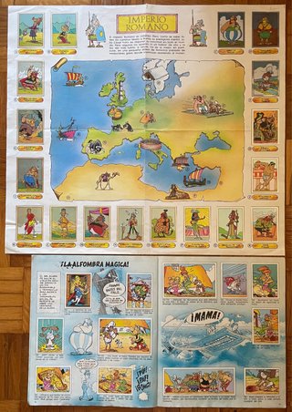 Álbum Panini Astérix 1987 + Póster