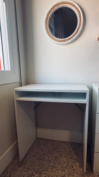 Escritorio/Tocador Blanco. Opcion con silla y otro