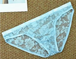 1763 - Slip hombre encaje transparentes