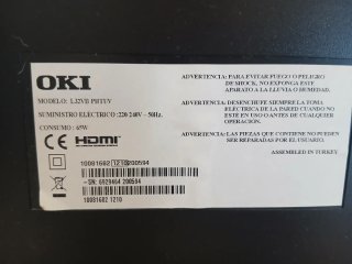 TV OKI 32 pulgadas. No Smart TV