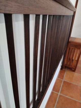 Cabecero de madera maciza para cama de 150 cm
