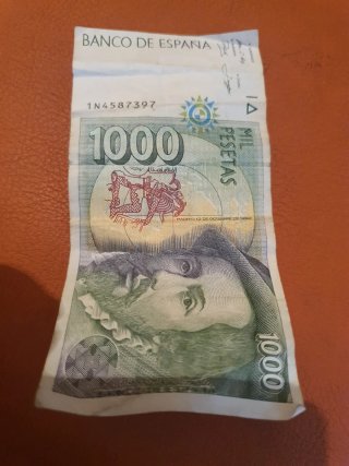 Billete 1000 pesetas Banco de España