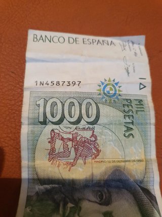 Billete 1000 pesetas Banco de España