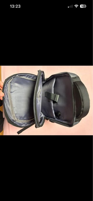 Mochila Pasiona gris con puerto USB
