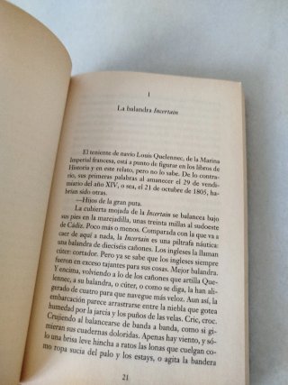 Libro Cabo Trafalgar de Arturo Pérez-Reverte