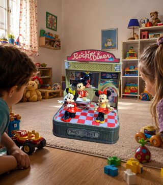 DONALD'S DINER DISNEY RETRO VINTAGE SIN PROBAR