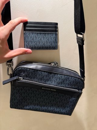 Tarjetero Michael Kors Azul Nuevo
