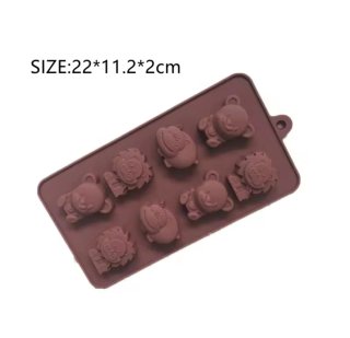 Moldes Silicona Chocolate Animales y Flores