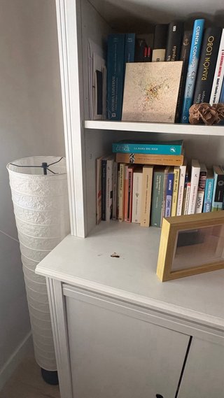 Vitrina Ikea Blanca y Madera