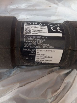 Cargador LINK&CO EVVS10CE27AL-A