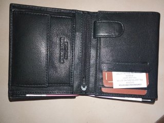 Cartera patchwork cuero multicolor