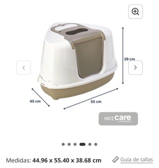Arenero para gatos con filtro