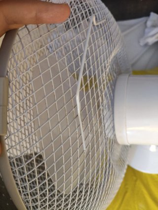 Ventilador Klindo Plata y Blanco