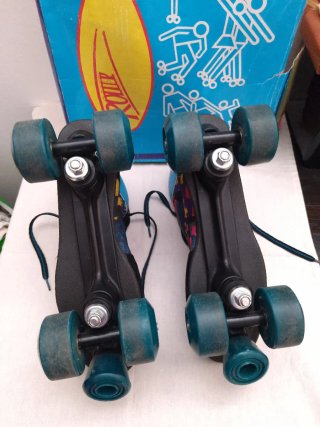 Pattini a Rotelle Quad Apollo Vintage Anni '80