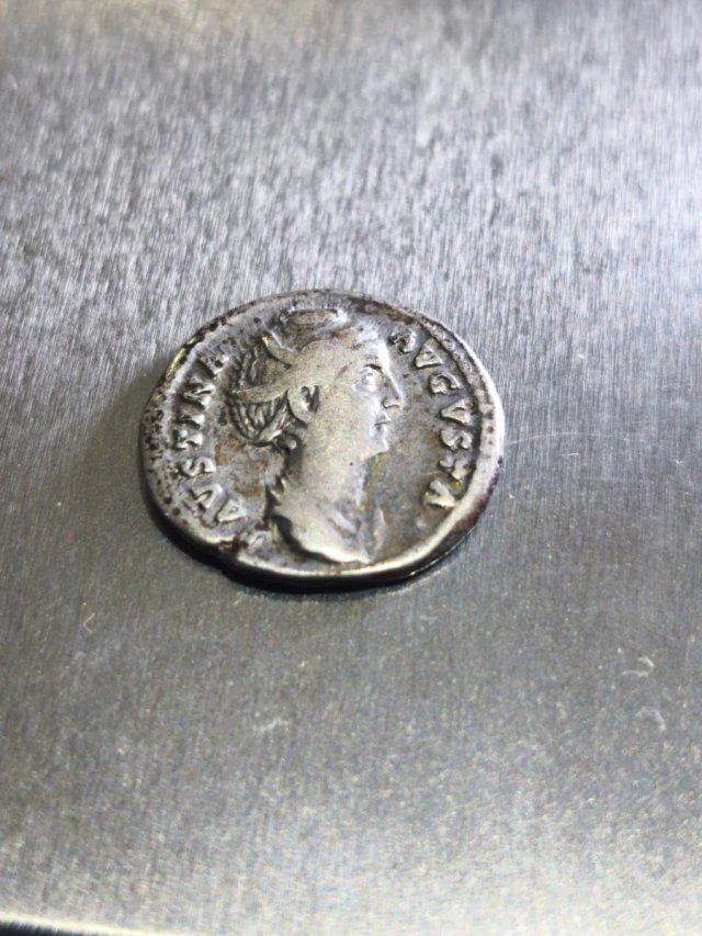 Moneda Romana Emperatriz Faustina I
