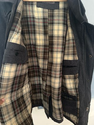 Chaqueta de invierno para hombre gris