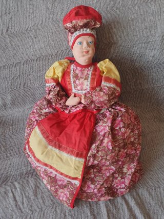 Bambole vintage per coprire teiere