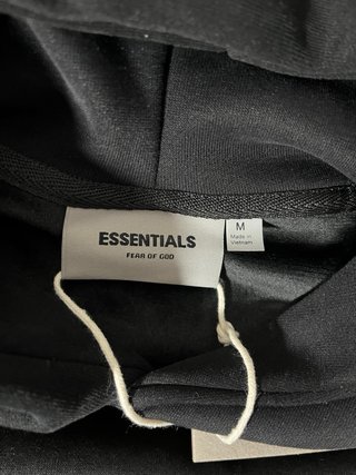 Sudadera Essentials Negra