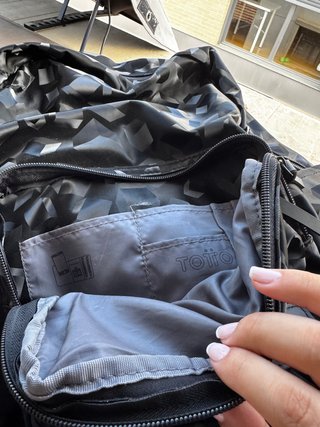 Morral Totto Negro y Gris