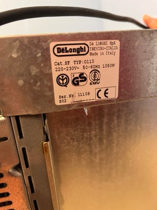 Horno Eléctrico De'Longhi Sfornatutto