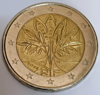 2 Euro Francia 2023 Albero della Vita