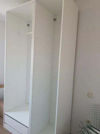 Estructuras armario PAX IKEA blancas