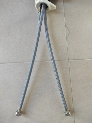 Grifo Cocina Caño Flexible Negro
