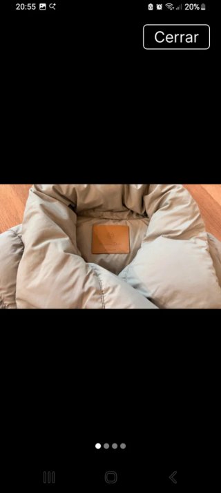 Chaqueta plumífero Massimo Dutti beige
